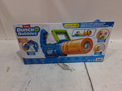 ZURU BUNCH O BUBBLES MOTORIZED BUBBLE BLASTER - 30,000 BUBBLES/MINUTE - Blue/orange (MODEL : 1851658) image 3
