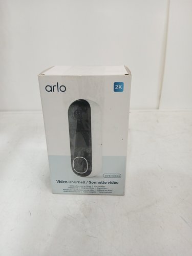 Arlo video Doorbell Security Camera (2nd Gen) - 1080p hd, Battery Operated or Wired, night vision, 2 way audio - White (model: AVD3001-1WMNAS) image 2