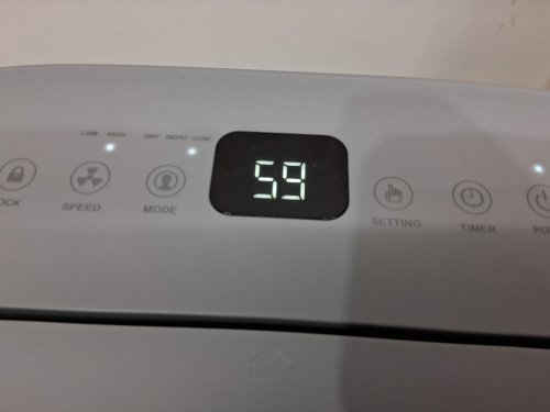 COSTWAY Dehumidifier with Auto Drain or Manual Drainage for Home Basement, UPTO 4500 SQ.FT. - 52 PINT CAPACITY - WHITE (MODEL: es10328us-wh) image 5