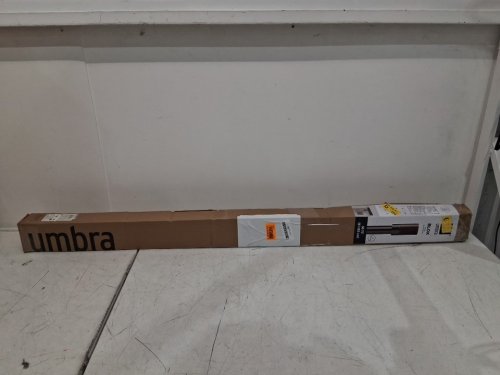 Umbra Blok Adjustable Curtain Rod 36" - 72" GREY - (MODEL: 1015134-296) image 2