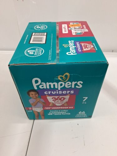 66PK PAMPERS CRUISERS 360° DIAPERS - SIZE 7 - MULTICOLOURED image 2