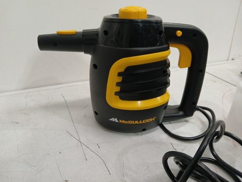McCulloch Handheld Steam Cleaner with Extension Hose & Accessory Set - 6OZ CAPCITY - Black/YELLOW (MODEL: MC1230) image 6