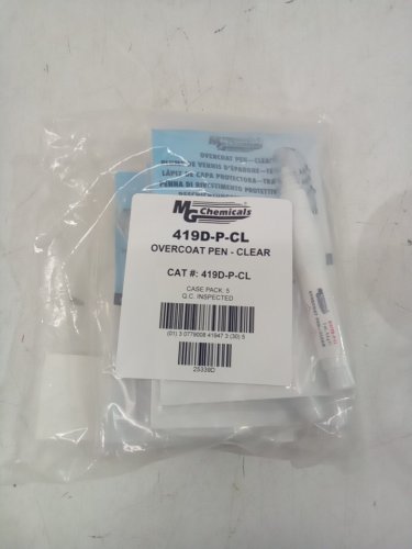 5PK mg chemicals Overcoat Pen - Clear (model:419D-P-CL) image 2