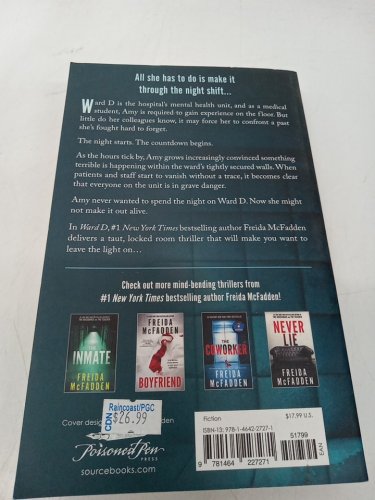 (paperback) Ward D: A gripping psychological thriller by Freida McFadden image 3
