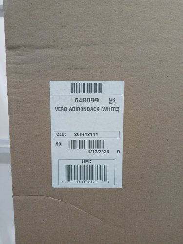 Step2 Vero Adirondack Chair - White - (Model-548099) image 3