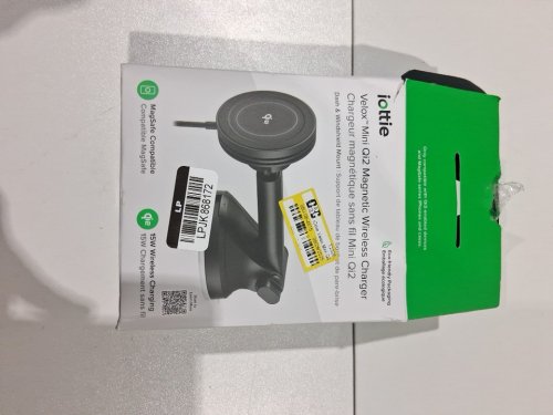 iOttie Velox Mini Qi2 Magnetic Wireless Phone Charger, Dash and Windshield Mount - BLACK (MODEL: VLXWCG213) image 2