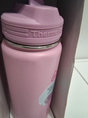 2PC THERMOFLASK INSULATED BOTTLES - 24 OZ / 710 ML EACH - PINK/GREEN (MODEL: 2730866) image 3