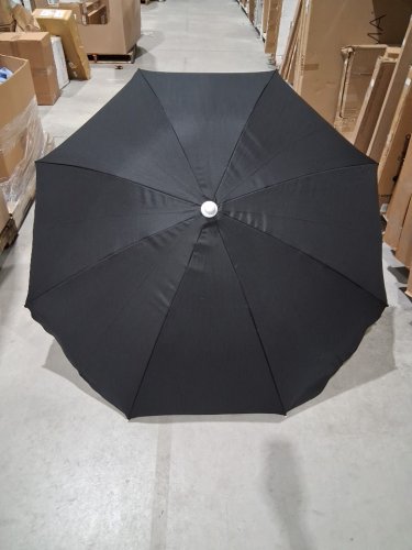AMMSUN patio umbrella - 6ft -black image 4