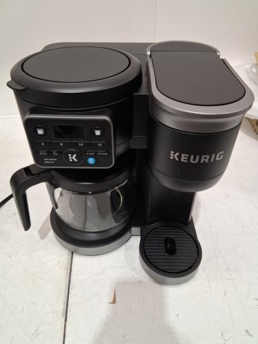 KEURIG K-DUO SINGLE SERVE & DRIP COFFEE MAKER - 12 CUP GLASS CARAFE - BLACK (model: K5600) image 11
