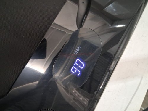 COSTWAY SUPERFIT FOLDING TREADMILL WITH REMOTE - APP SPEAKER  - LED DISPLAY -2.25HP WITH 7.5MPH TOP SPEED - SILVER (MODEL: SP37591SH-SL) image 5