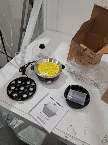 ELITE GOURMET BY MAXI-MATIC EASY EGG COOKER cooks up to 7 eggs - BLACK (MODEL: EGC-007B) image 3