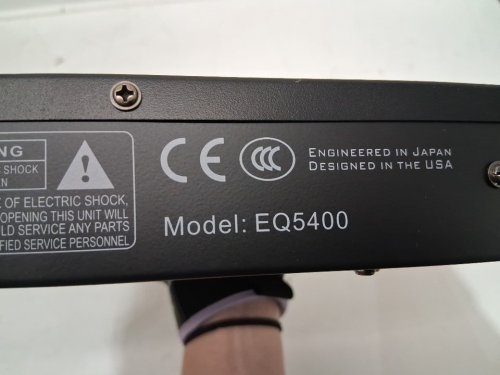 Technical Pro Dual Band Professional Stereo Equalizer - Black (Model: EQ5400) image 7