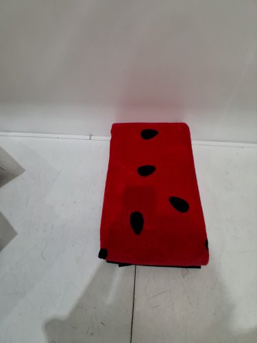 Safdie & Co Slice of Freshness Jacquard Beach Towel, machine washable - 40" x 70" - red/white - (model: 9917618) image 3