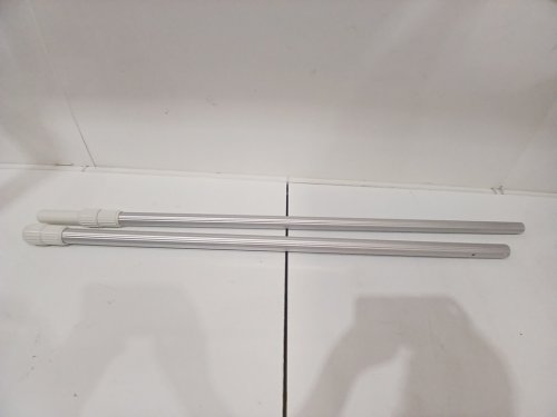 romivo heavy duty telescopic Swimming skimmer Pool Pole - 10FT - SILVER/grey image 4