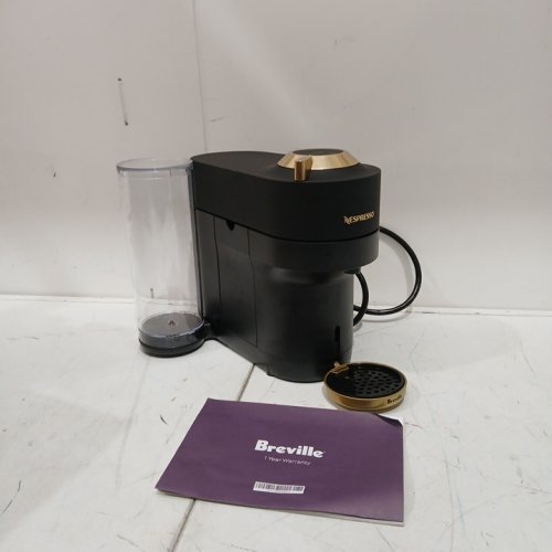 Nespresso Vertuo Pop + Deluxe Pod Coffee & Espresso Machine - 6 CUP SIZES - BLACK/ GOLD (MODEL: BNV125MTB1BUC1) image 3