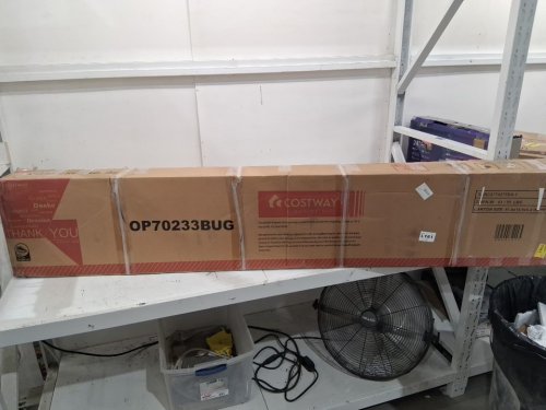 Costway Square Patio Offset Cantilever Umbrella with 360 Degree Tilt - 10Ft - red - (model: OP70233BUG) image 3