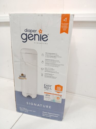 DIAPER GENIE ESSENCE PAIL DIAPER PAIL SYSTEM - WHITE image 2