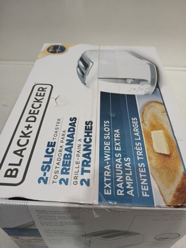 BLACK+DECKER Honeycomb Collection 2-Slice Toaster - white (model: TR1250WD) image 3