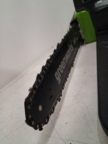 GREENWORKS ELECTRIC/CORDED CHAINSAW - 14" BLADE - 10.5A - GREEN (MODEL: 20222CA) image 5