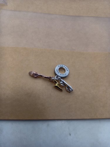 womens PANDORA X CHARMY  broom, glasses harry potter dangle charm - 14mm - s925 sterling silver image 3