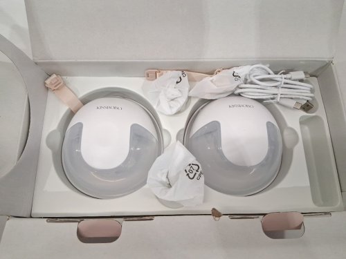 KISSBOBO electric wearable Hands Free Breast Pump - white - 19 levels /4 modes - (model: k6) image 3