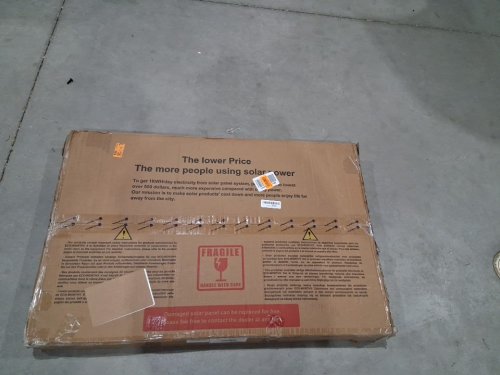 Eco-Worthy Monocrystalline N-Type Solar Panel - 100W - 18V - 23" x 35" (model: eco-sm-bm100w) image 2