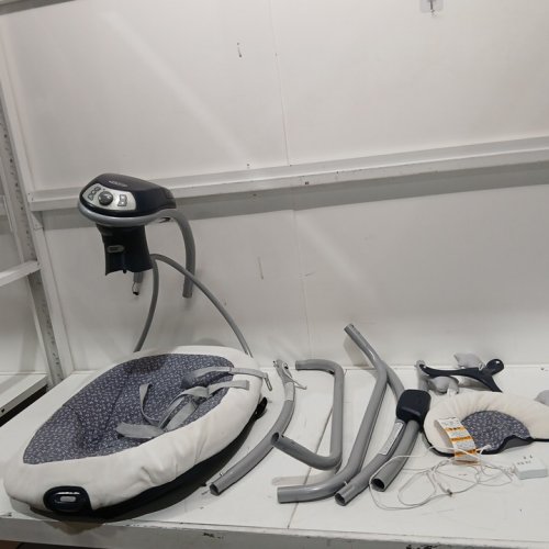 GRACO SIMPLE SWAY LX SWING MULTI-DIRECTIONAL SEAT - hutton/grey/white (MODEL: 2143050) image 3