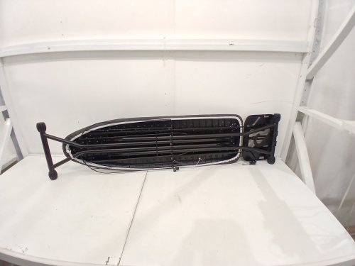 Foldable Ironing Board With Iron Rest and Hanger - 12" x 36" - Dark Grey image 4