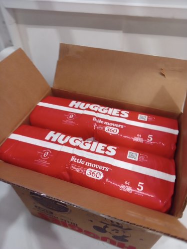 128PK HUGGIES LITTLE MOVERS huggfit Baby Diapers with 360° Waistband - SIZE 5 (model: 5660200) image 3
