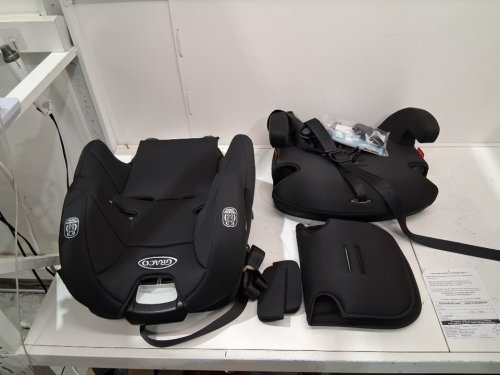 GRACO C20 TRANZITIONS 3-IN-1 HARNESS BOOSTER CAR SEAT - 100LBS CAP - BLACK (MODEL: 2035724) image 3