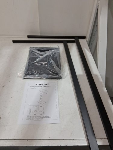 Kingston Brass Free Standing double Towel Rack - black (model: SCC6030) image 4