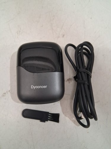 DYOONOER IPX7 WET/DRY FOIL SHAVER ELECTRIC RAZOR WITH LED DISPLAY WITH 3 FLEXIBLE BLADES - BLACK/GREY (MODEL: MS-9703) image 3