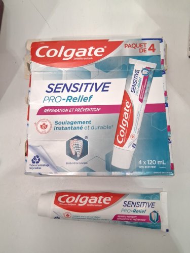 4PK COLGATE SENSITIVE PRO-RELIEF REPAIR & PREVENT TOOTHPASTE - 120ML/EACH image 2