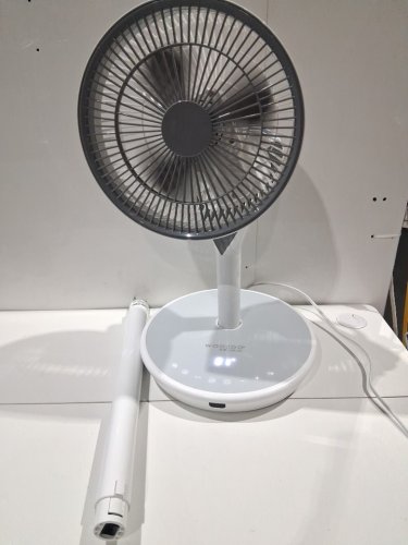 Woozoo 360° Pedestal 12-SPEED Air Circulator - ADJUSTABLE HEIGHT 21" TO 40" - WHITE (Model: STF-360DC/1747373) image 3