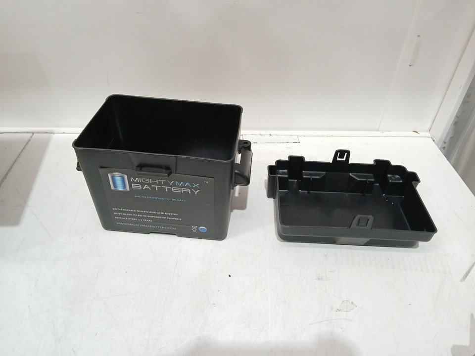Mighty Max Battery SLA/Gel Heavy Duty Group U1 Battery Box - 8" x 7" x 10.5" - black (model: ML-U1BOX) image 3