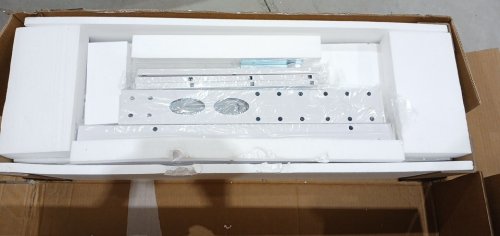 GUNAITO TV Stand with Adjustable Mount - for TV up to 75" - 63" x 26.9" x 11.4" - White (Model: HD049WH-SL-12) image 6