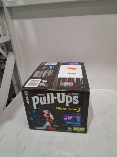 68pk boys huggies pull ups nighttime - 2t/3t (model: 4549706) image 2