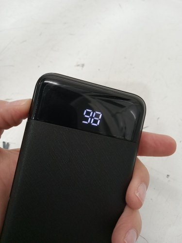 charmast power bank with built in cables - 10000 mah - 5 3/4" - black (model: w1148) image 4