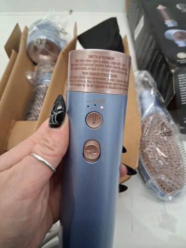 5pc InfinitiPro by Conair DigitalAIRE  4-in-1 Styling System for Curls, Waves, Blowouts & Volume - blue (model: BC8100BGC) image 5