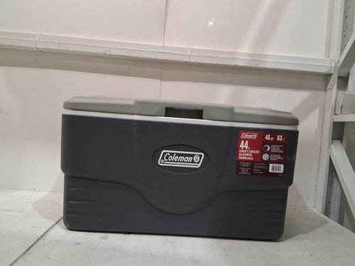 COLEMAN EXTREME COOLER WITH HEAVY DUTY CARRY HANDLES - 46 QUART - GREY (MODEL: CM2201100/1986833) image 2