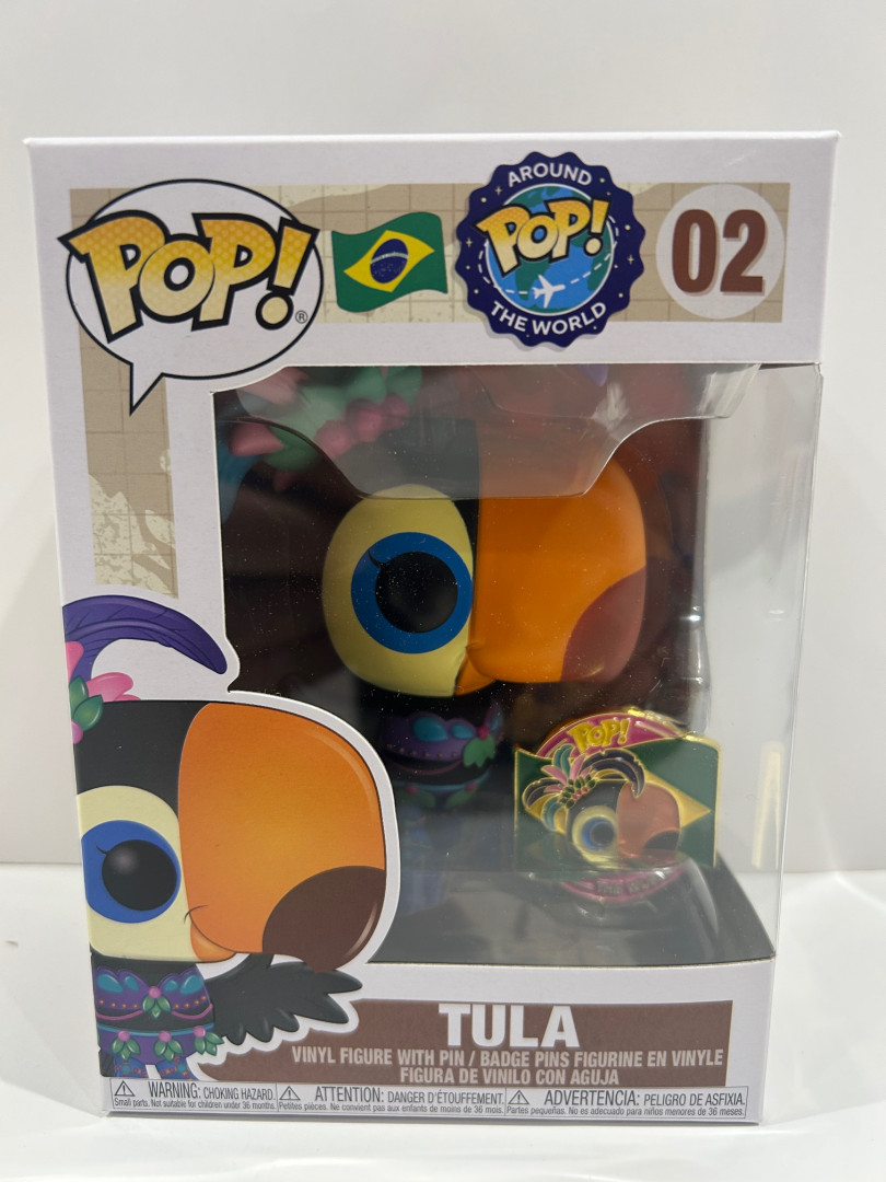 Funko pop! around the world - tula vinyl figure with pin (#02) image 2