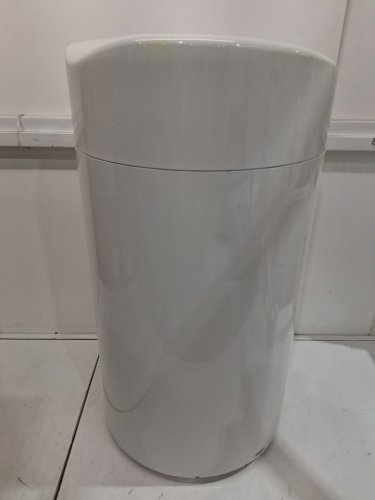 Safco Open Top Oval Waste Receptacle - 14 gallon - steel white (Model: 9921wh) image 6