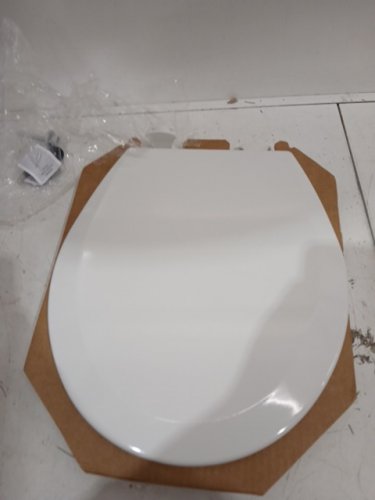 BEMIS Molded Round TOILET SEAT 16.5" - COTTON WHITE (MODEL: 500EC000) image 4
