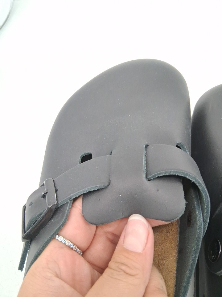 unisex birkenstocks boston super grip slide sandals - women's 11 - men's 9 - black (style: 0060196/ 1940865) image 5