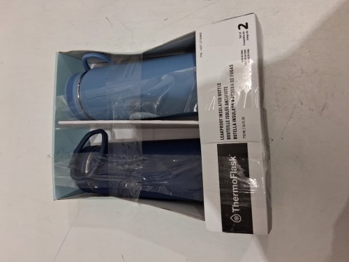 2PC THERMOFLASK INSULATED BOTTLES - 24 OZ  EACH - blue (ITEM: 2730866) image 2