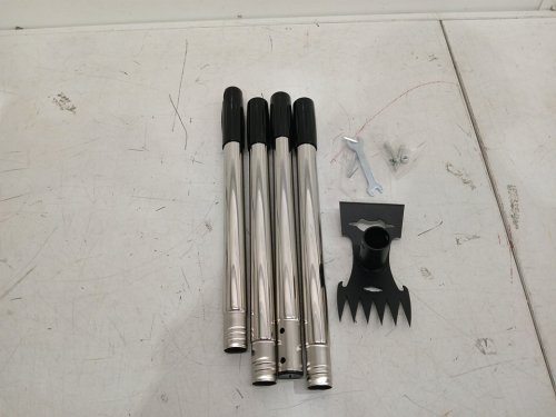 Weed Puller Tool with Long Handle an Adjustable Long Manual Weeder Remover Tool - 46" - black/silver (model:Wp261) image 2
