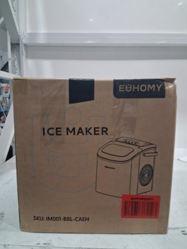 EUHOMY COUNTERTOP ICE MAKER MACHINE - MAKES 26LB/DAY - BLACK (MODEL: IM-06D / IM001-BBL-CAEH) image 2