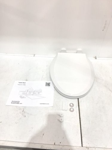 elongated Toilet Seat Slow Quiet Close - 18.5" - white (model: pho_or8la399 / 75ymq) image 3