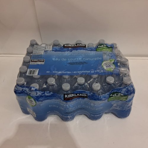 40PK Kirkland Natural Spring Water Bottles - 500ML image 2