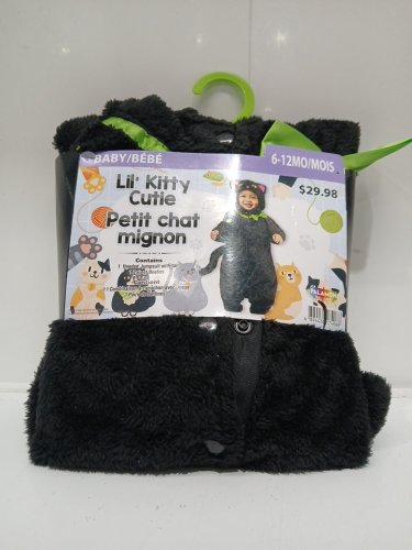 PALAMON LIL' KITTY CUTIE COSTUME - 6-12 MONTHS - BLACK image 2